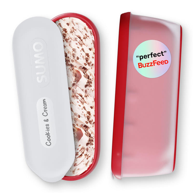 SUMO ice cream container - red