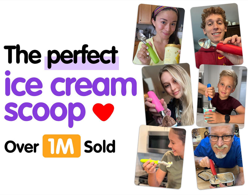 SUMO ice cream scoop in use