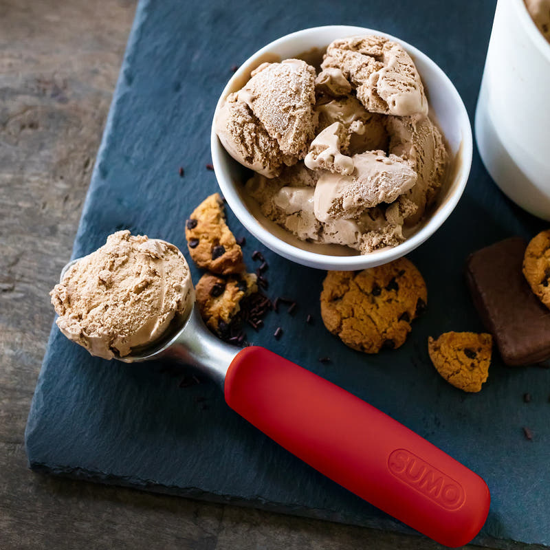 SUMO ice cream scoop - red
